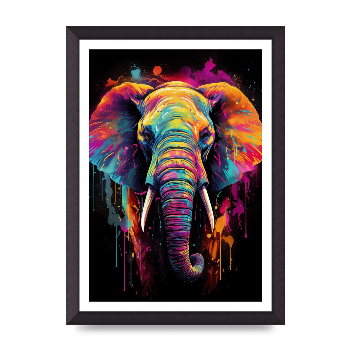 Elephants Neon Majesty