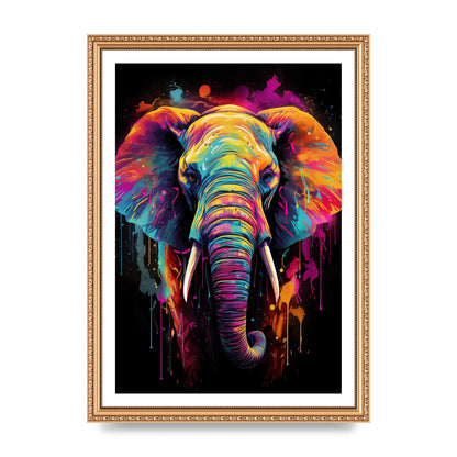 Elephants Neon Majesty