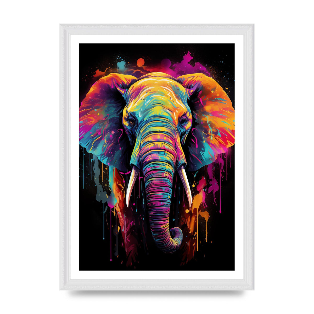 Elephants Neon Majesty