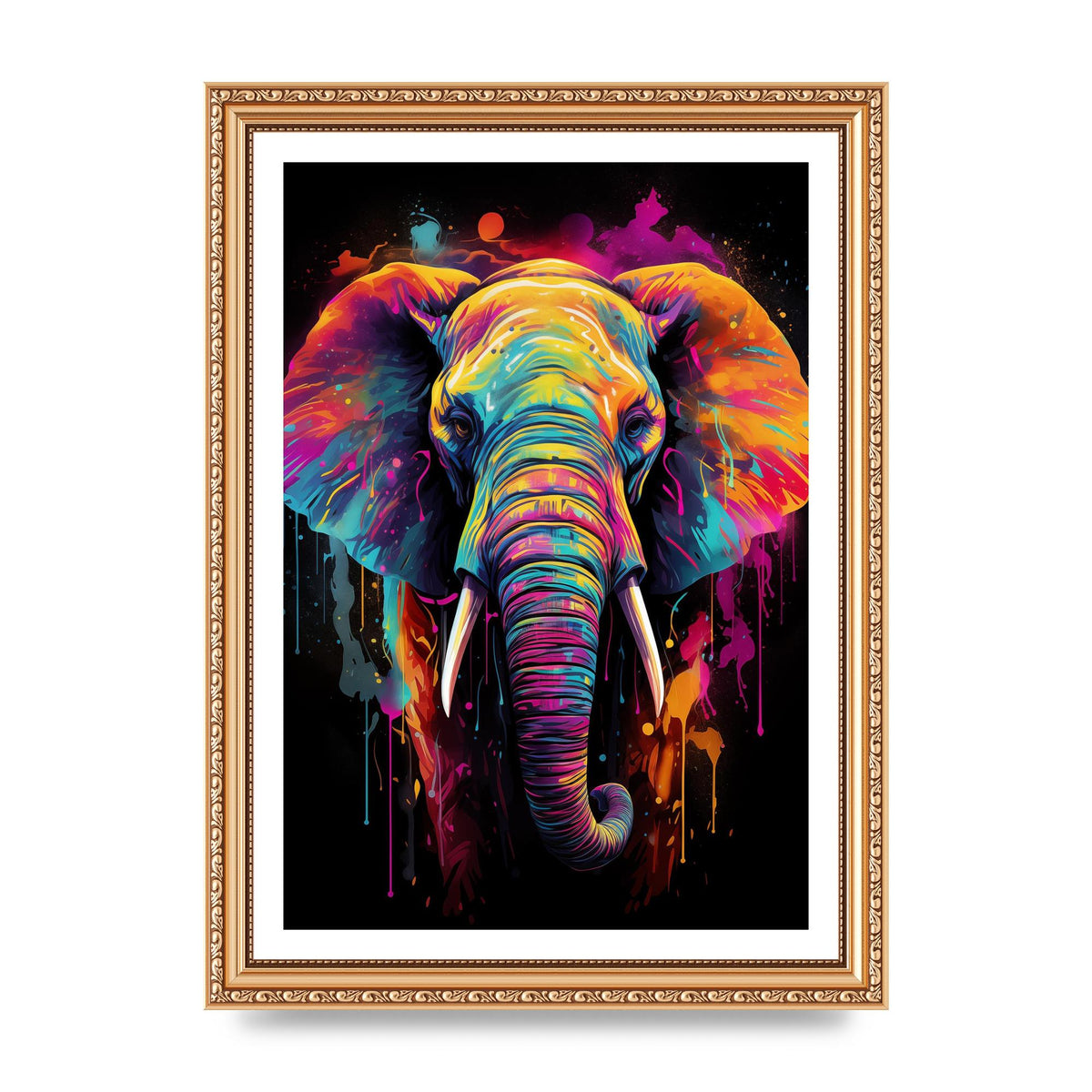 Elephants Neon Majesty