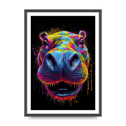 Hippos Radiant Neon Splash