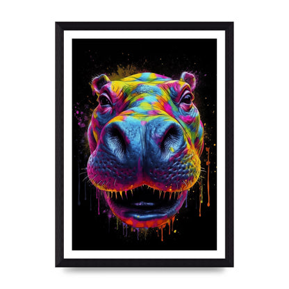 Hippos Radiant Neon Splash