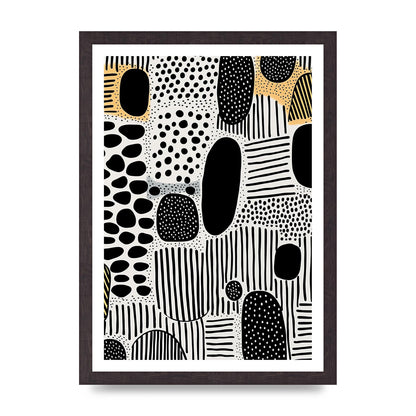 Boho-Chic Motif Grainy Textures and Bold Shapes