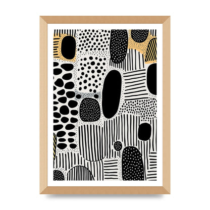 Boho-Chic Motif Grainy Textures and Bold Shapes