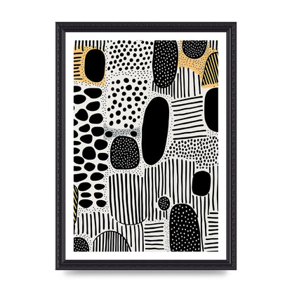 Boho-Chic Motif Grainy Textures and Bold Shapes