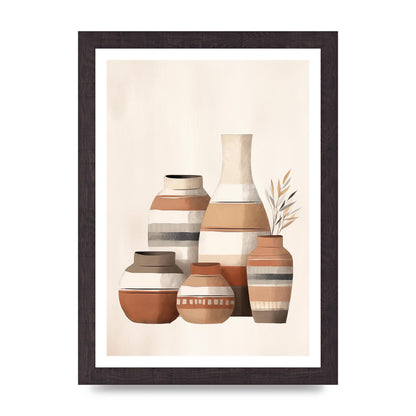 Rustic Pottery Serene Earth Tones