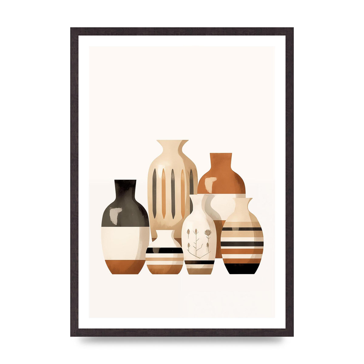 Rustic Boho Pottery Print