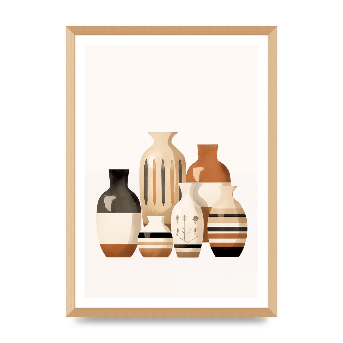 Rustic Boho Pottery Print