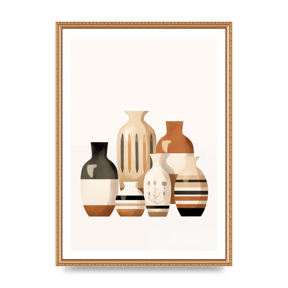 Rustic Boho Pottery Print