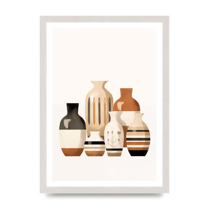 Rustic Boho Pottery Print