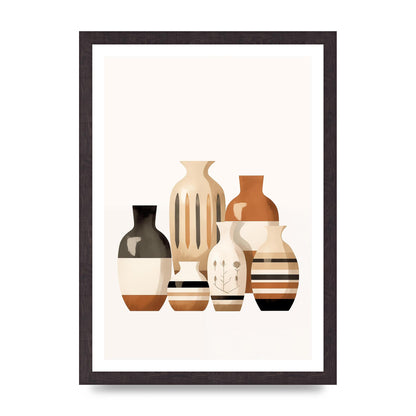 Rustic Boho Pottery Print