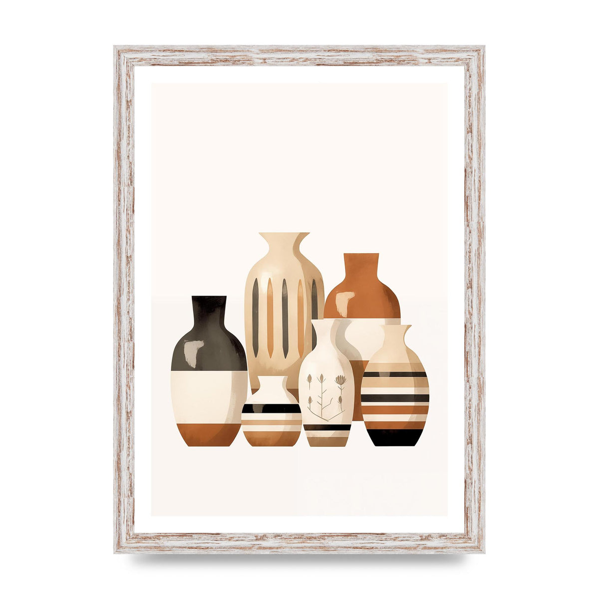 Rustic Boho Pottery Print