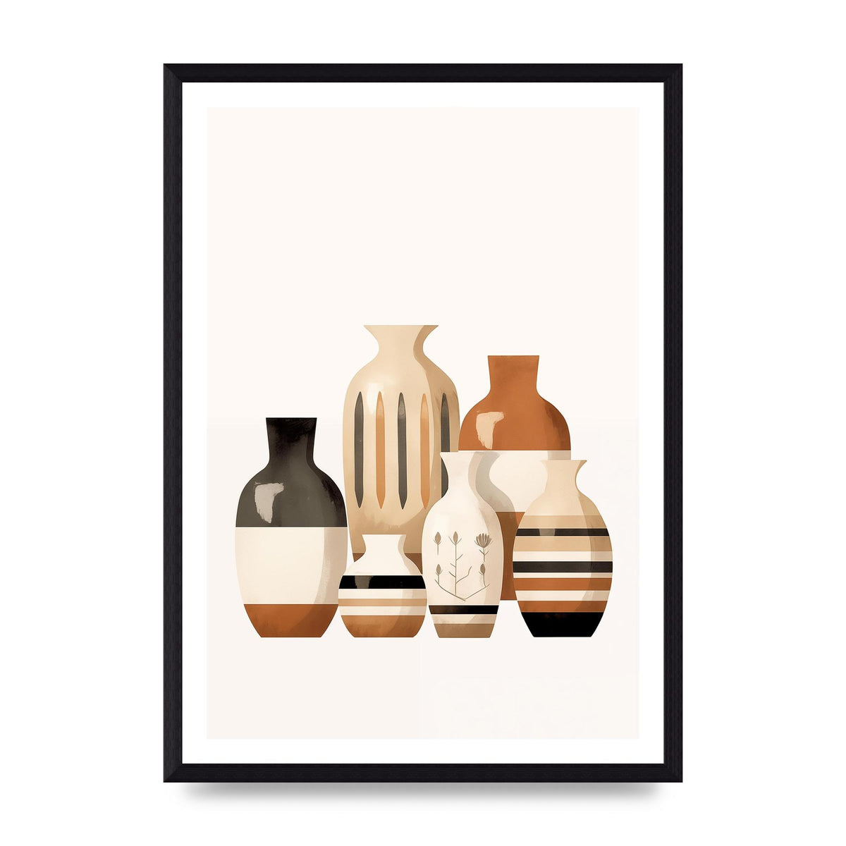 Rustic Boho Pottery Print
