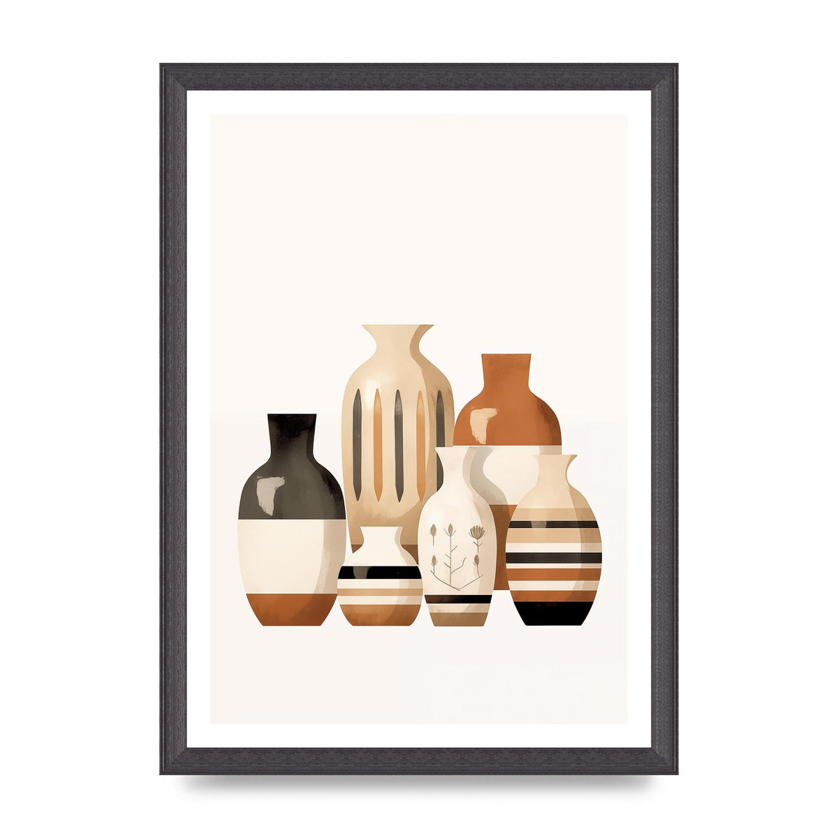 Rustic Boho Pottery Print