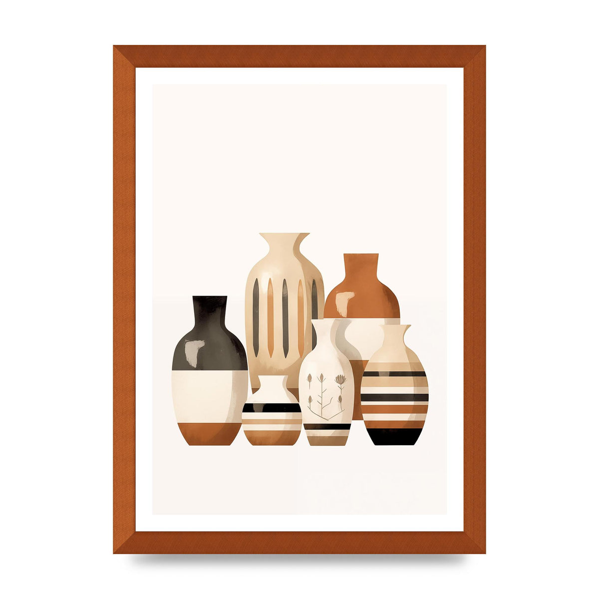 Rustic Boho Pottery Print