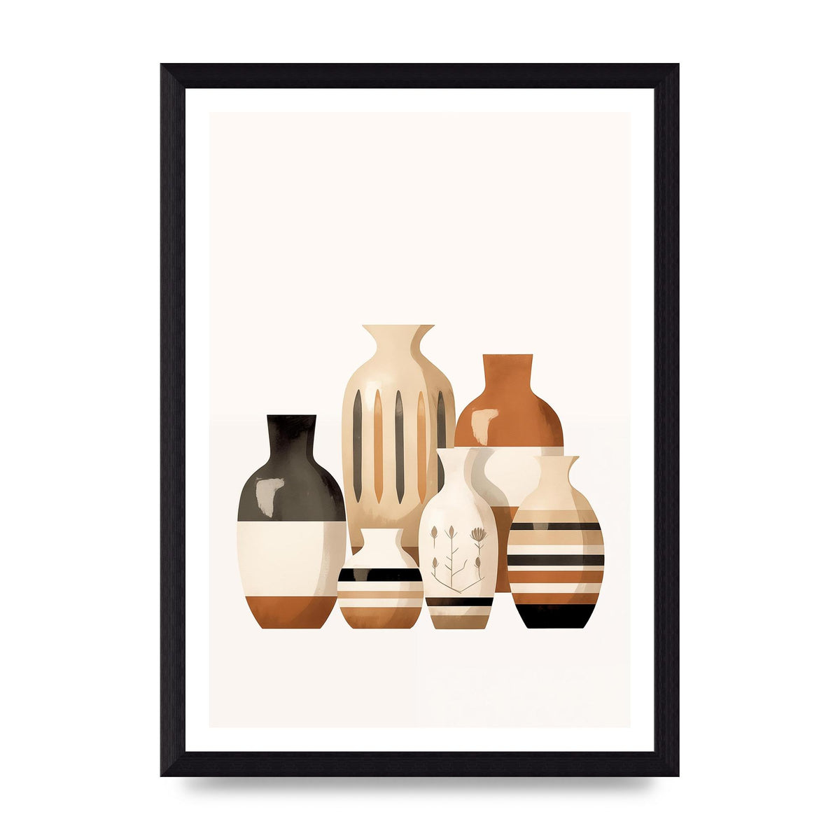 Rustic Boho Pottery Print