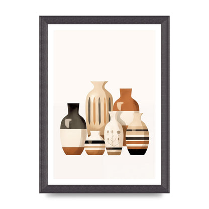 Rustic Boho Pottery Print