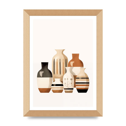 Rustic Boho Pottery Print