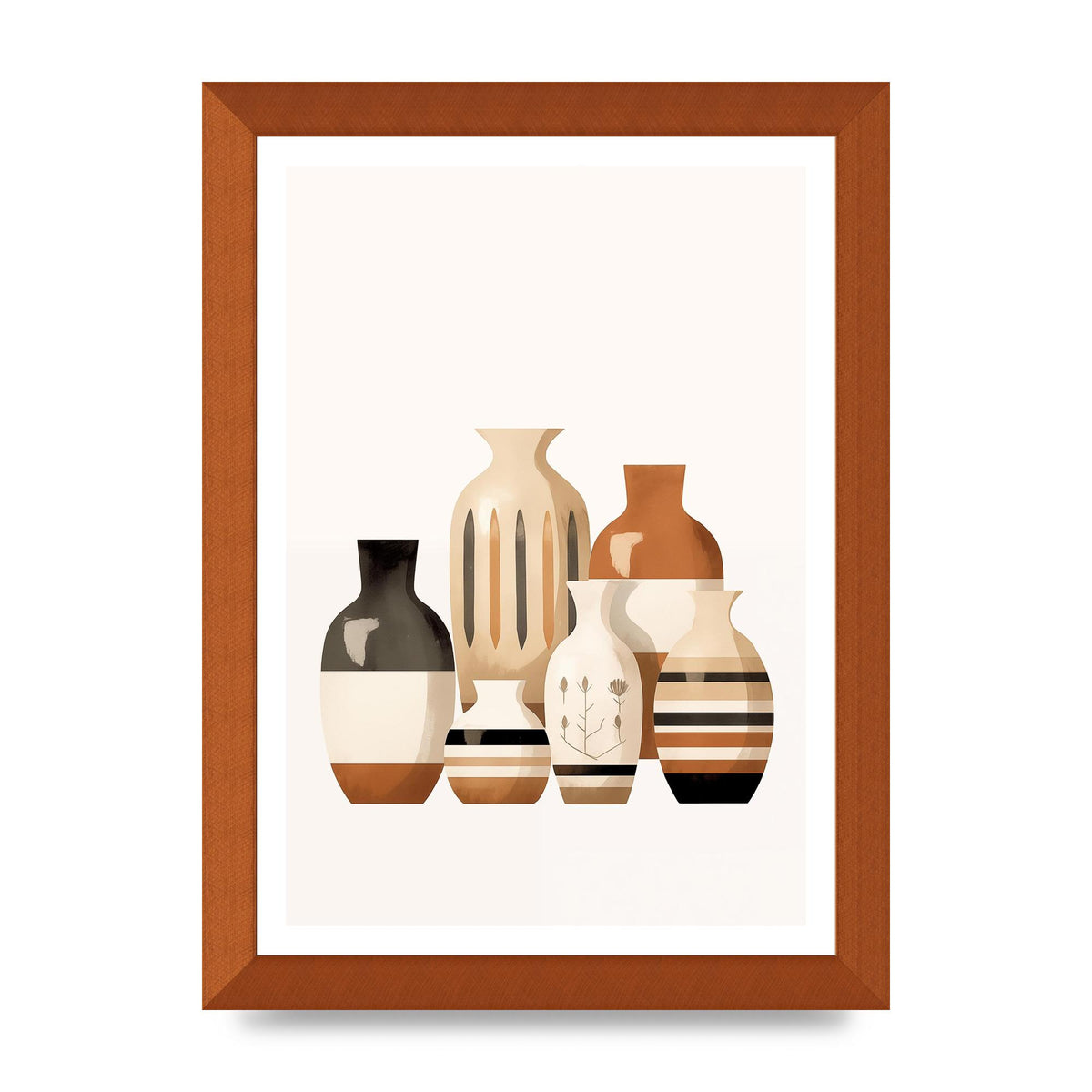 Rustic Boho Pottery Print