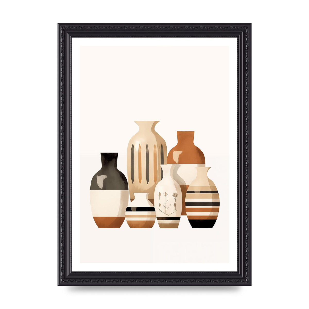 Rustic Boho Pottery Print