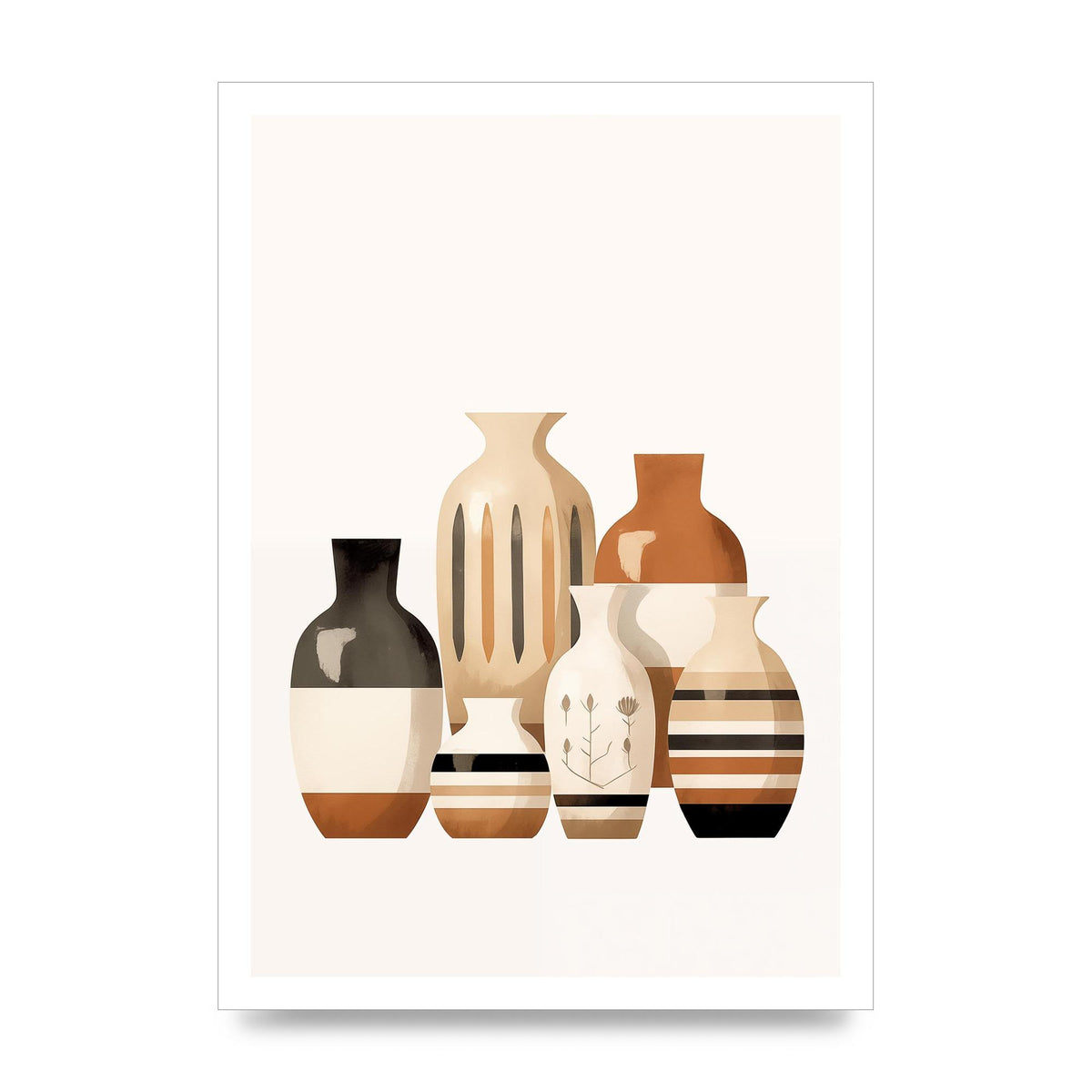 Rustic Boho Pottery Print