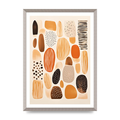 Earthy Shapes Harmony Minimalist Boho Print