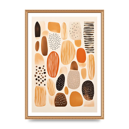 Earthy Shapes Harmony Minimalist Boho Print
