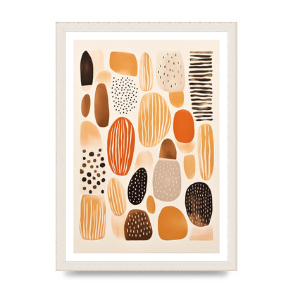 Earthy Shapes Harmony Minimalist Boho Print