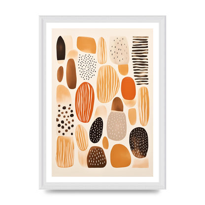 Earthy Shapes Harmony Minimalist Boho Print