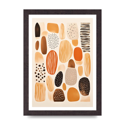 Earthy Shapes Harmony Minimalist Boho Print