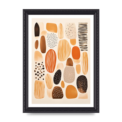 Earthy Shapes Harmony Minimalist Boho Print
