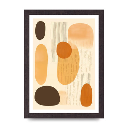 Tranquil Boho Pattern in Beige and Brown