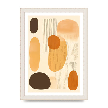 Tranquil Boho Pattern in Beige and Brown