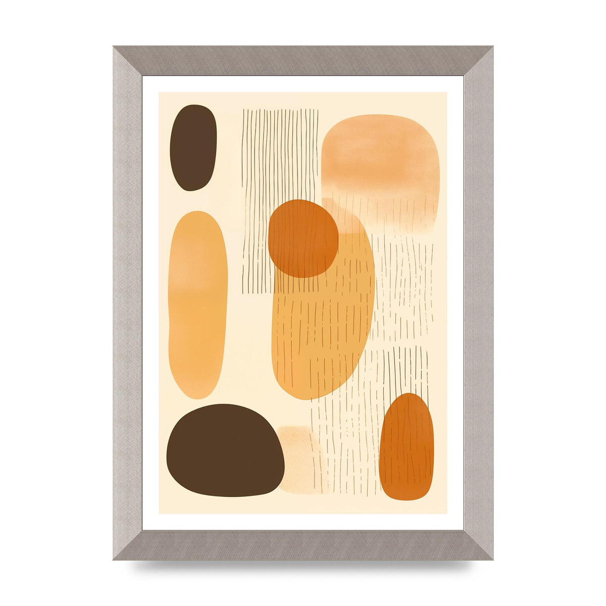 Tranquil Boho Pattern in Beige and Brown