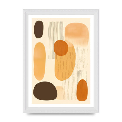 Tranquil Boho Pattern in Beige and Brown