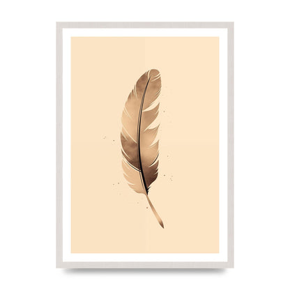 Feathered Tranquility Elegant Line Art