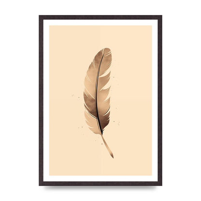 Feathered Tranquility Elegant Line Art