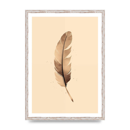 Feathered Tranquility Elegant Line Art