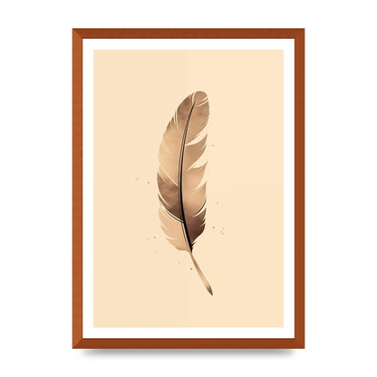 Feathered Tranquility Elegant Line Art