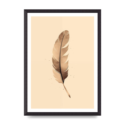 Feathered Tranquility Elegant Line Art