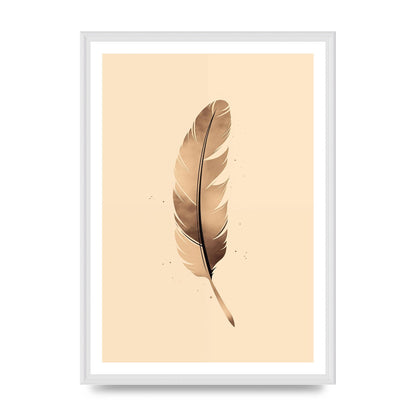 Feathered Tranquility Elegant Line Art