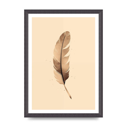 Feathered Tranquility Elegant Line Art