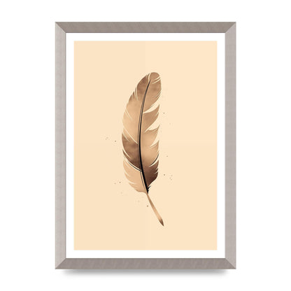 Feathered Tranquility Elegant Line Art