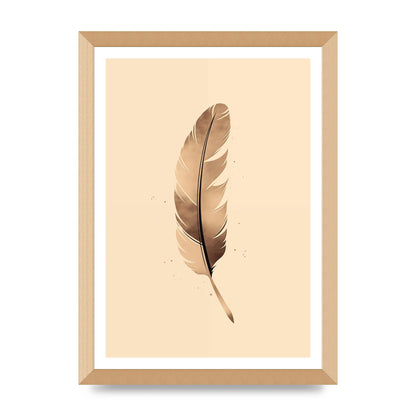 Feathered Tranquility Elegant Line Art