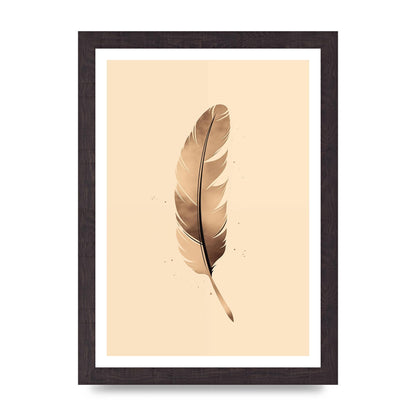 Feathered Tranquility Elegant Line Art