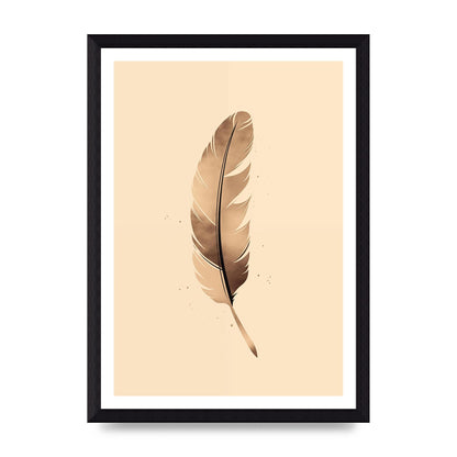 Feathered Tranquility Elegant Line Art