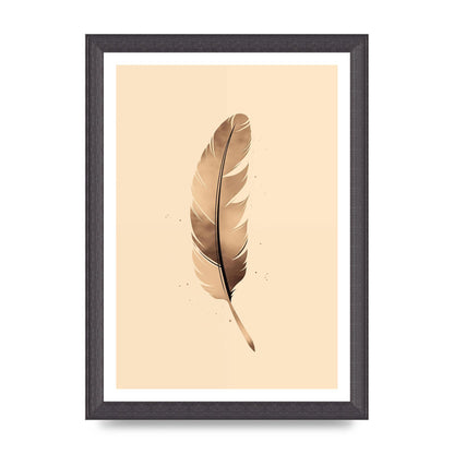 Feathered Tranquility Elegant Line Art