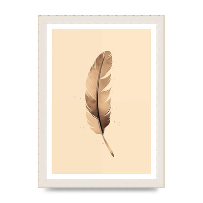 Feathered Tranquility Elegant Line Art