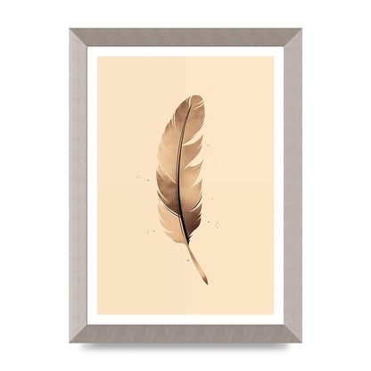 Feathered Tranquility Elegant Line Art