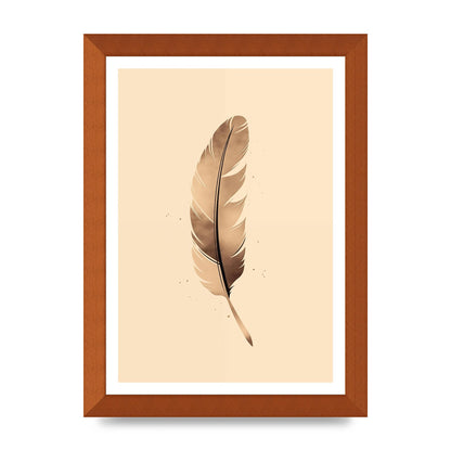 Feathered Tranquility Elegant Line Art